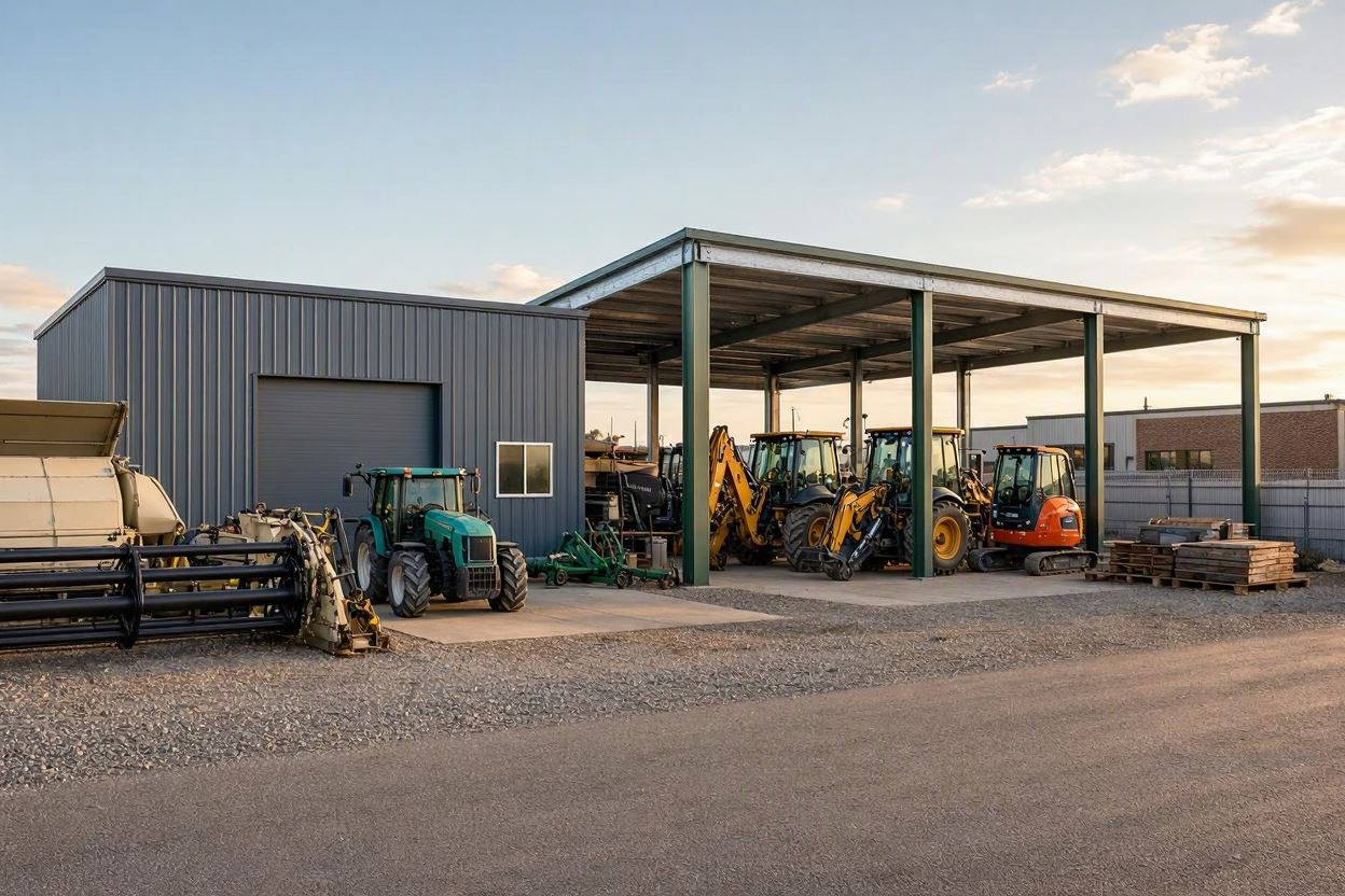 How to Protect Construction and Farm Equipment When It Is Stored Outdoors